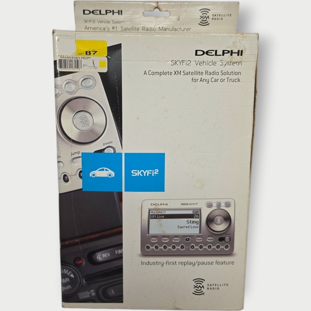 Delphi SKYFi2 Plus Vehicle Kit For XM Car Satellite Radio Receiver OPEN BOX